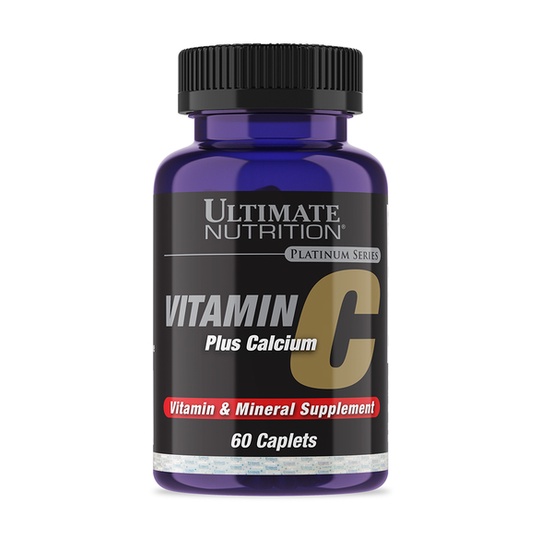 Vitamin C Plus Calcium Ultimate Nutrition bổ sung khoáng chất, tăng sức đề kháng và hệ miễn dịch cho cơ thể (Lọ 60 viên)