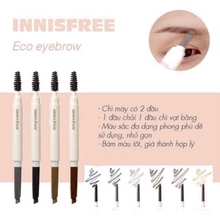 Chì kẻ mày Innisfree Auto Eyebrow Pencil