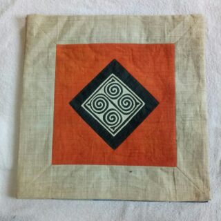 Vỏ gối thổ cẩm lanh Hà Giang
