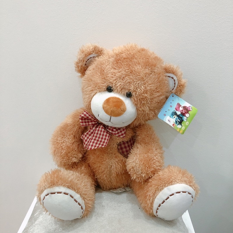 Gấu nâu lông xù nhồi bông