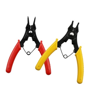 4 in1 circlip kìm bộ diy snap ring kết hợp giữ kẹp trang sức kìm bên trong bên ngoài vòng tẩy
