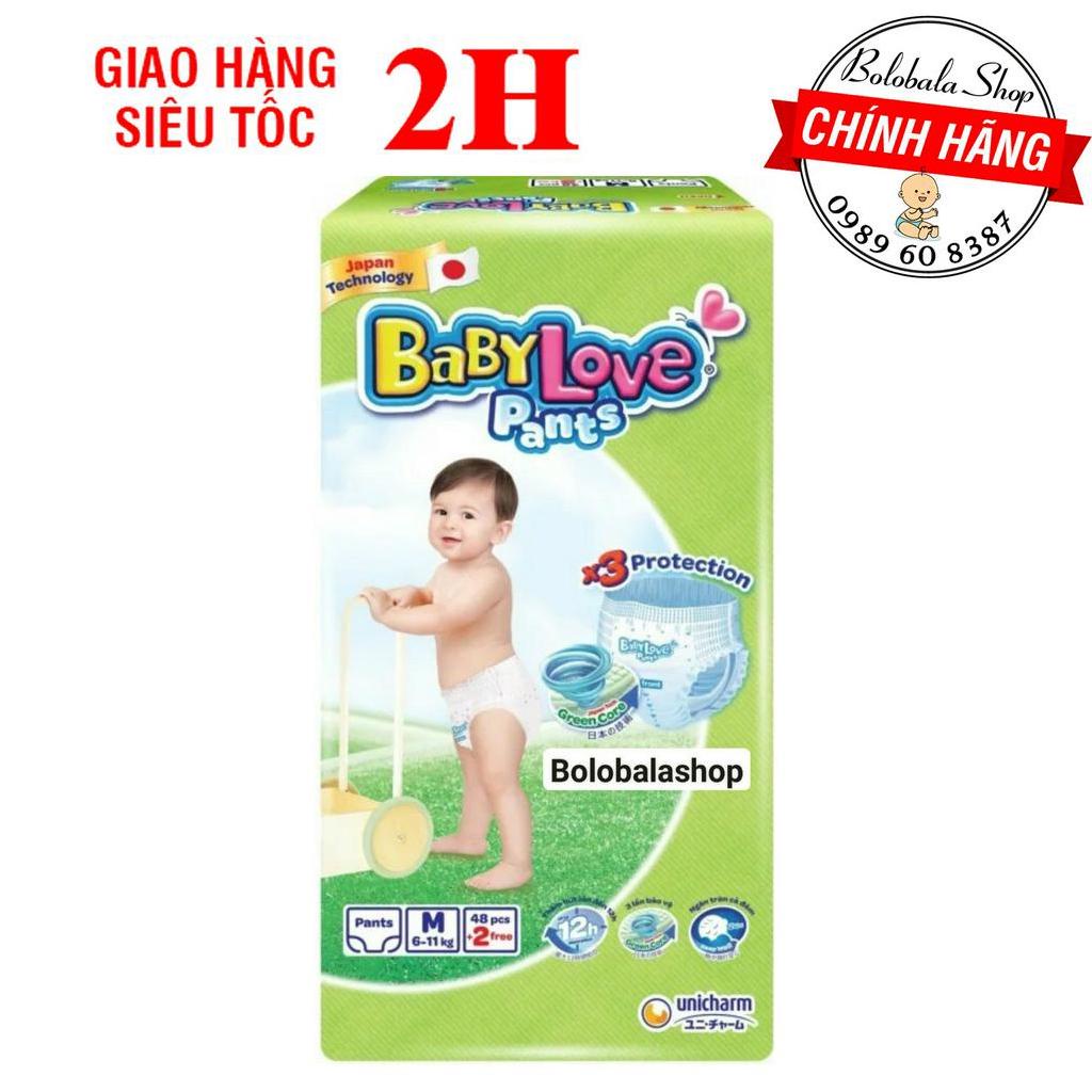 Tã quần BABY LOVE M48 L48 XL48 QPANTS M50 L50 XL50 XXL50 GOODRY UNIDRY M60