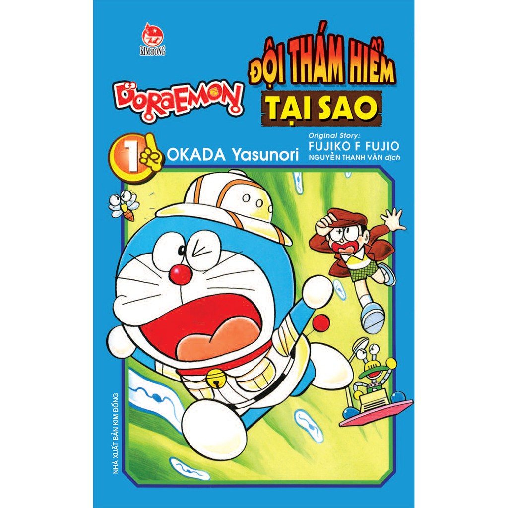 Truyện tranh Doraemon - Đội thám hiểm tại sao - Lẻ tập 1 2 - NXB Kim Đồng - Fujiko F Fujio