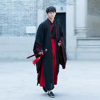 Set cổ trang Hắc bào, set cổ trang nam