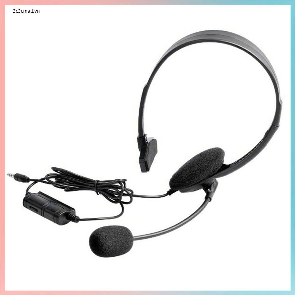 ⚡Promotion⚡Unilateral Headset 3.5mm Wired Online Gaming Headphone With Microphone For Game Controller Laptop Smartphone