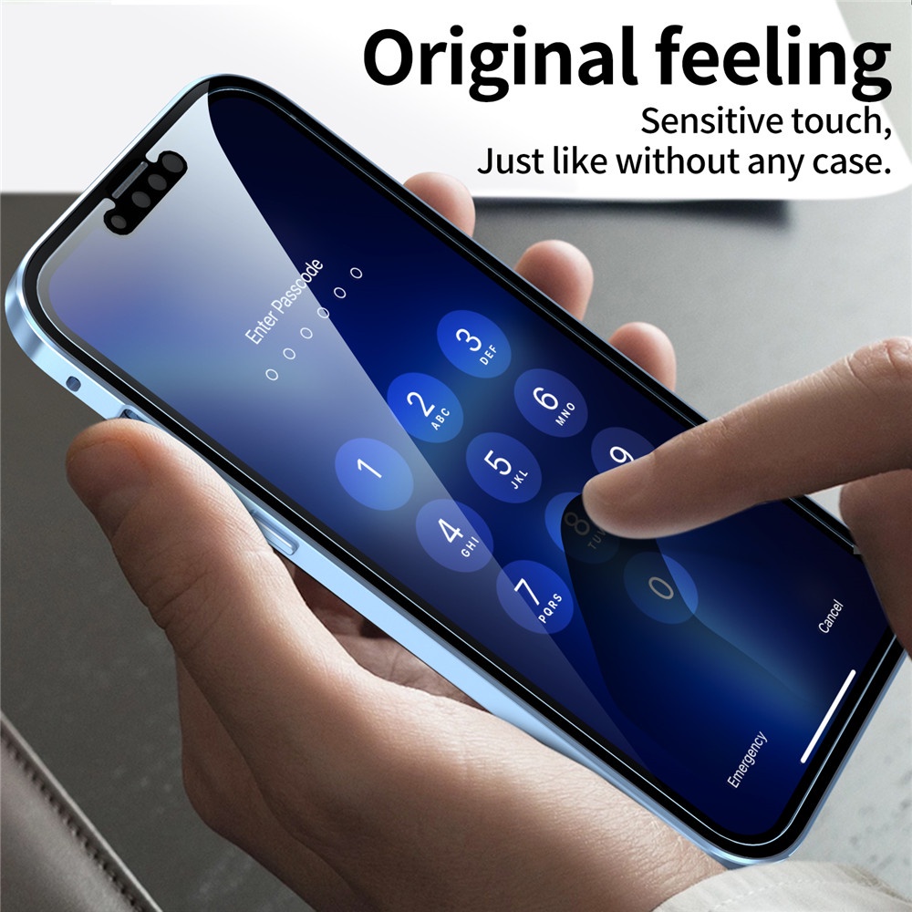 Ốp Điện Thoại Kính Cường Lực Hai Mặt Bảo Vệ 360 Độ Cho Samsung Galaxy A02S A12 M12 A22 A32 A52 A52S A72 4G 5G M31