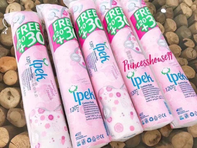 Bông tẩy trang cotton Olea Cotton Pads  120 + 20 miếng