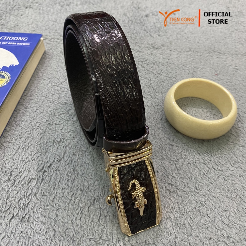 Thắt Lưng Nam da cá sấu TIẾN CÔNG thời trang TCN2010