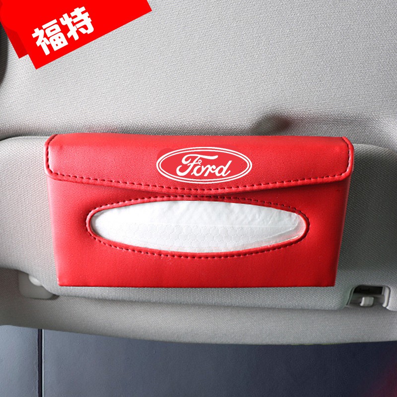 Hộp đựng khăn giấy gắn ô tô tiện dụng cho Ford Mk2 Mk3 Mondeo Mk4 Ranger Everest Focus Fiesta Ecpsport