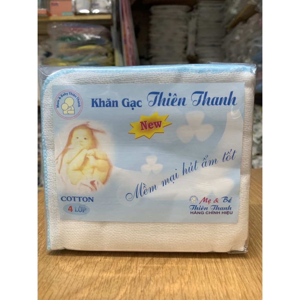 Khăn sữa gạc  4 lớp cho bé 25x30cm