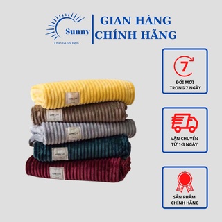 Chăn tăm tuyết nhung mềm mịn cao cấp nhiều màu