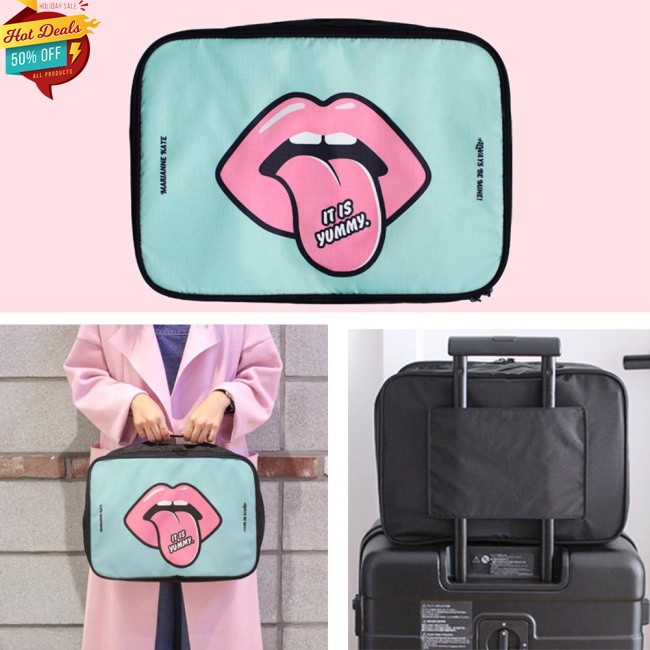 Túi Đựng Đồ Trang Điểm Họa Tiết Hoạt Hình Dành Cho Nữ