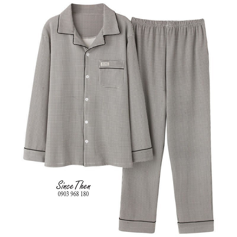 Đồ ngủ đôi nam nữ mặc nhà cho vợ chồng mới cướ, Pyjama dài tay nam nữ đẹp - Since Then .