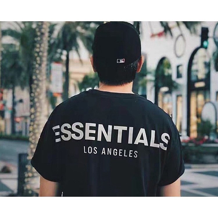 Áo thun nam nữ Essentials dập nổi sắc nét, Áo phông tay lỡ Unisex 3158 đẹp form rộng vải Cotton cao cấp dày dặn A8