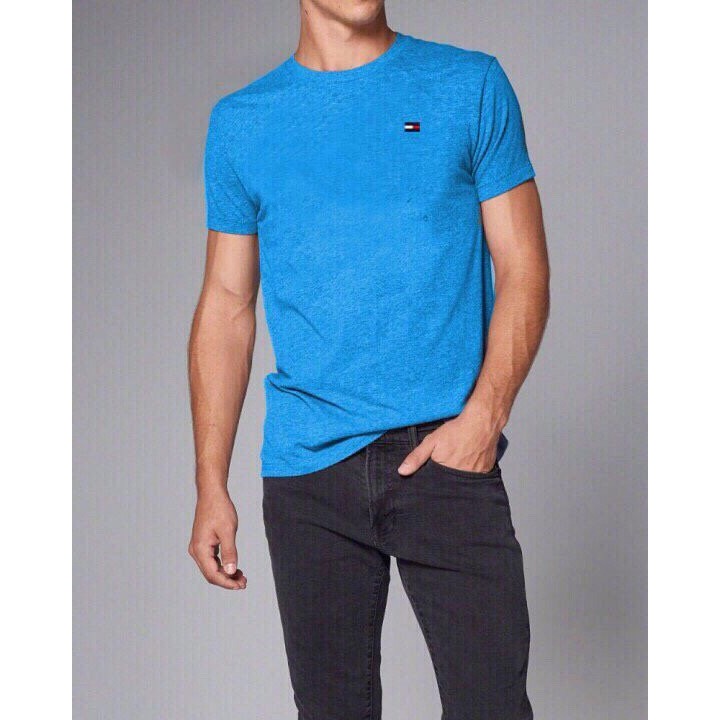 Áo thun nam tay ngắn, cổ tròn vải cotton mịn co giãn 4 chiều