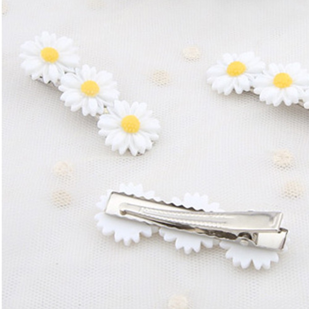 Kẹp Tóc Hình Hoa Cúc Xinh Xắn Dành Cho Nữ