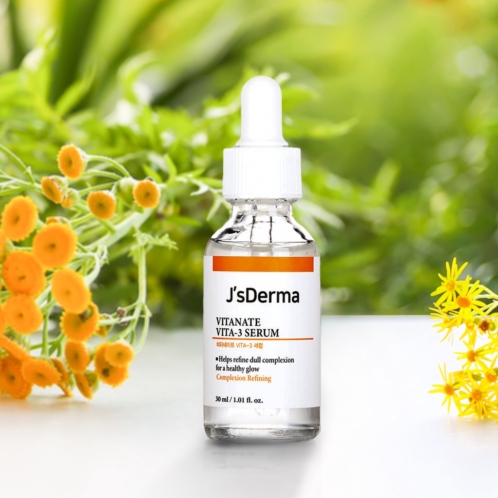 Serum 𝑽𝒊𝒕𝒂𝒏𝒂𝒕𝒆 𝑽𝑰𝑻𝑨-3 𝑺𝒆𝒓𝒖𝒎 J's Derma Hàn Quốc làm trắng và giữ ẩm cho da