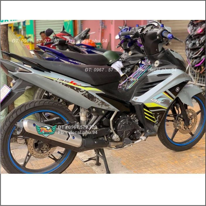 Tem Rời Exciter 135 Lc Xám xi măng (V)