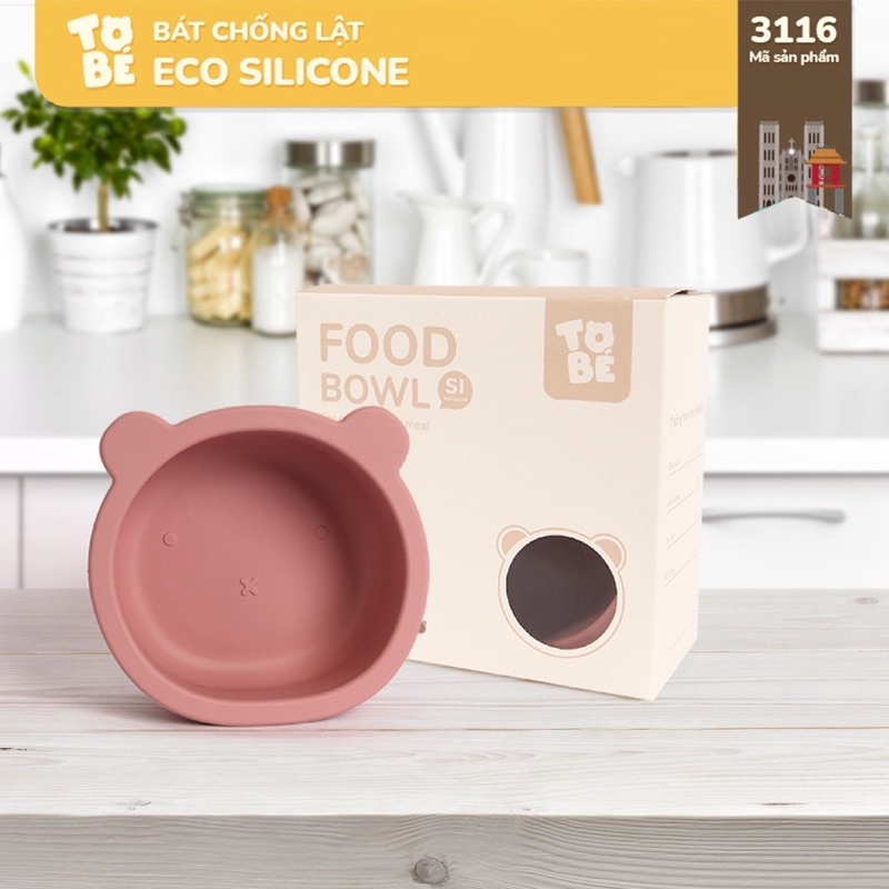 Bát Ăn Dặm Silicon Chống Lật TOBÉ Cho Bé