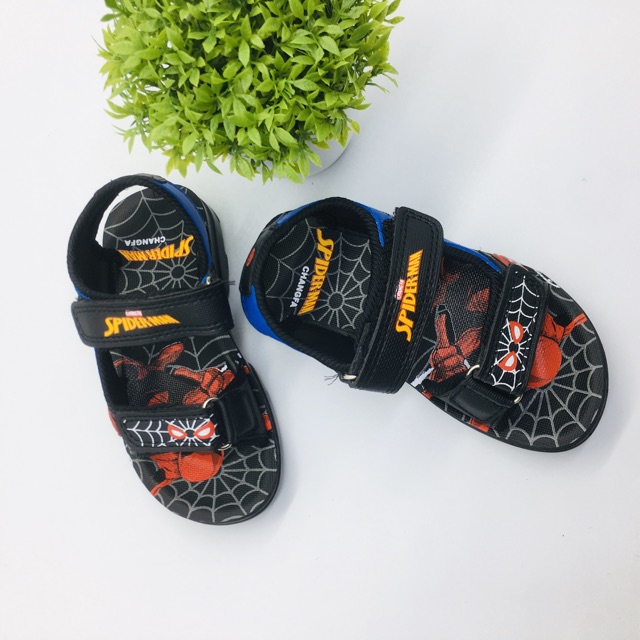 Sandal nhền nhện sz24 -36 đế dẻo da mềm siêu hot cho bé trai ( Hàng Công ty sx tại Việt nam)