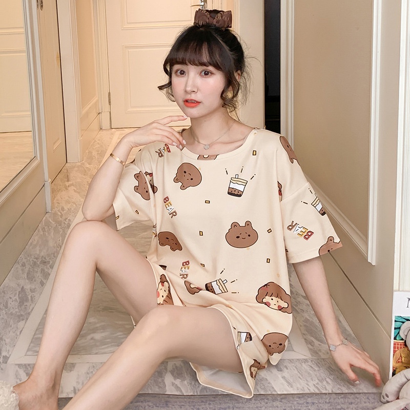 Đồ bộ nữ mặc nhà thời trang mới nhất - Chất liệu Cotton cao cấp -
