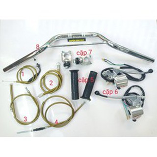 ghi đông xe 68 72 CL cumbo 8 món