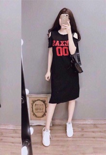 Đầm khoét vai
