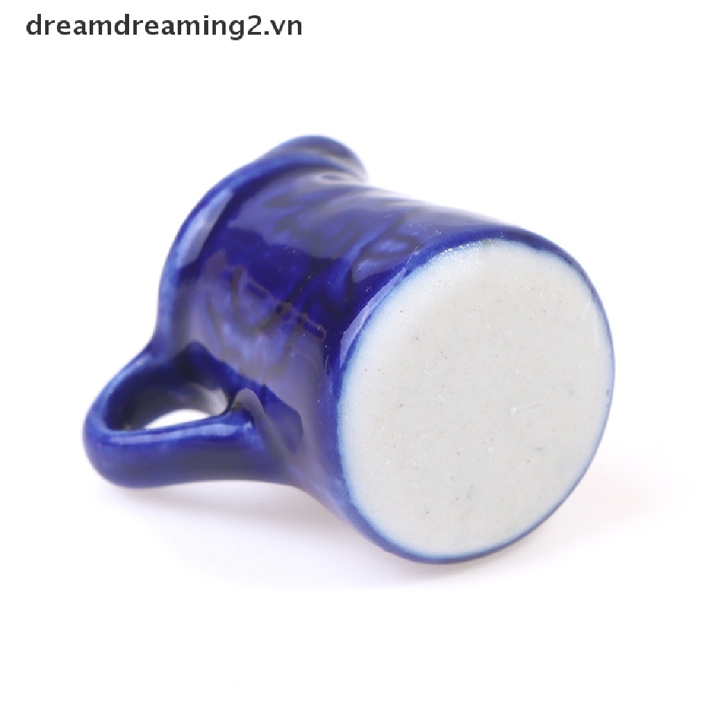 Bình đựng dầu gia vị bằng gốm sứ tỉ lệ 1:12 cho búp bê