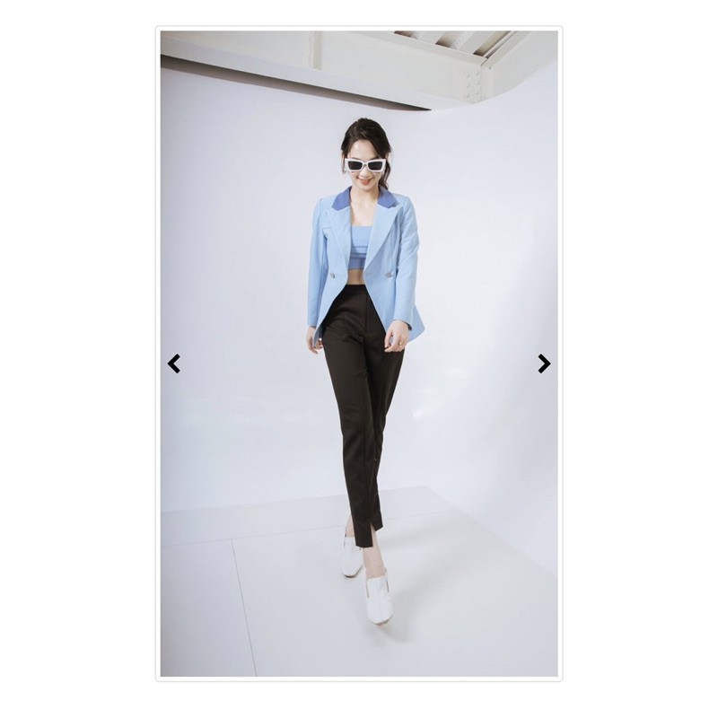 Áo khoác vest cổ phối màu hàng thiết kế cao cấp siêu đẹp | BigBuy360 - bigbuy360.vn