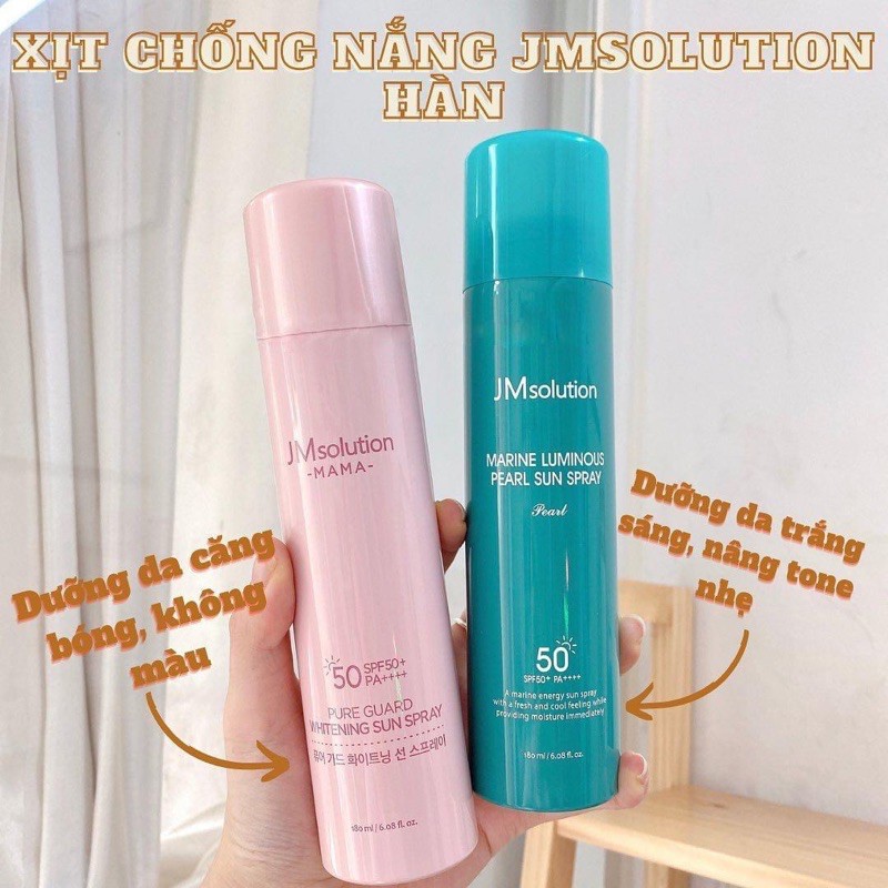 XỊT CHỐNG NẮNG JM SOLUTION