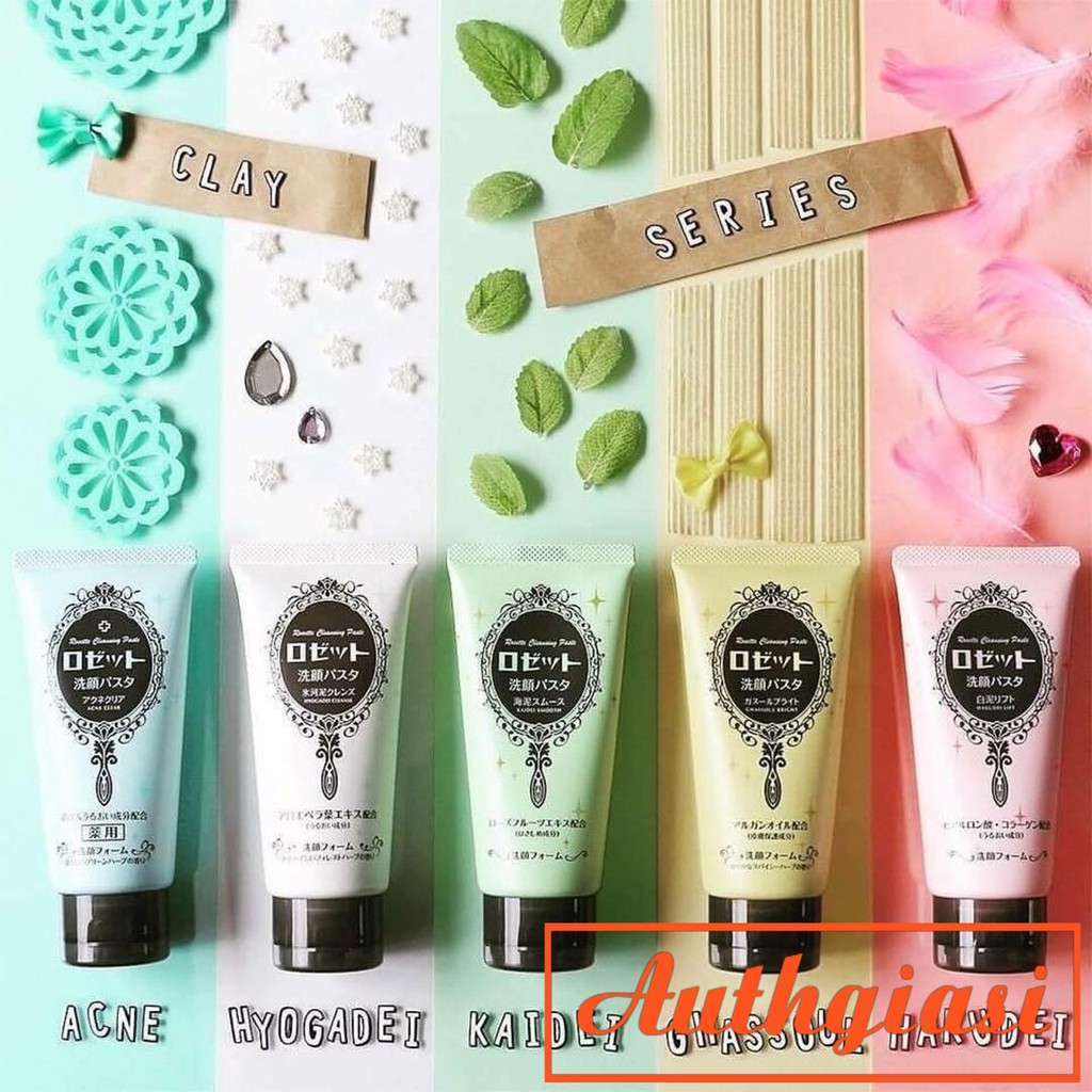 (Đủ 5 Màu) Sữa rửa mặt Rosette Cleansing Paste chiết xuất thiên nhiên nhiều công dụng 120g | BigBuy360 - bigbuy360.vn