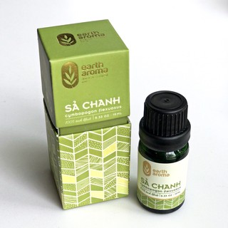 TINH DẦU THIÊN NHIÊN SẢ CHANH EARTH AROMA - LEMONGRASS ESSENTIAL OIL – 10ml