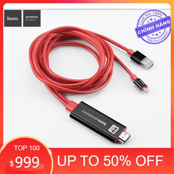 Cáp HDMI Iphone Kết Nôi TiVi Chất Lượng FullHD Bền Đẹp - Thanhyenshop msdf34