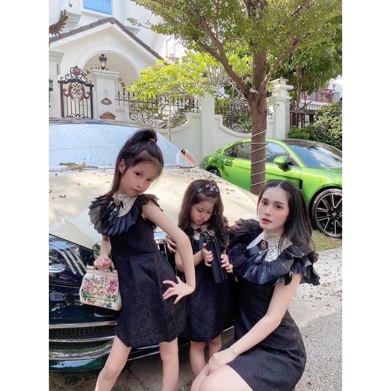 Set đầm gấm nổi mẹ và bé siêu xinh❤️❤️