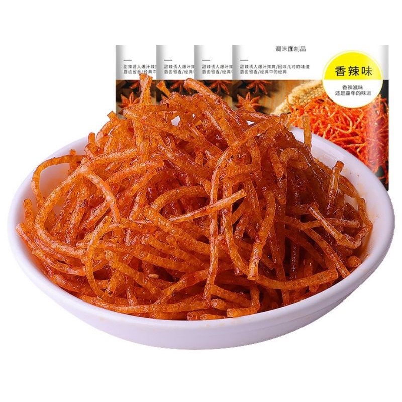 Que cay , tăm cay tẩm vị ăn vặt tuổi thơ , đặc sản Hồ Nam gói 70g
