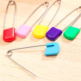 BỘ 10 GHIM BĂNG, KIM GHIM QUẦN ÁO NHIỀU MÀU TIỆN ÍCH AN TOÀN CHO BÉ