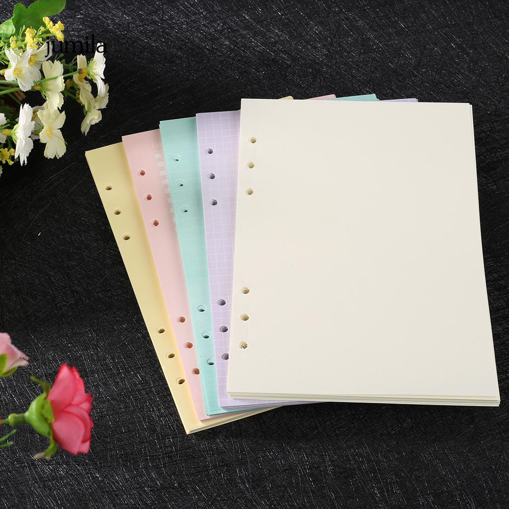 Set 40 tờ giấy đã đục lỗ khổ A5/A6 tiện dụng