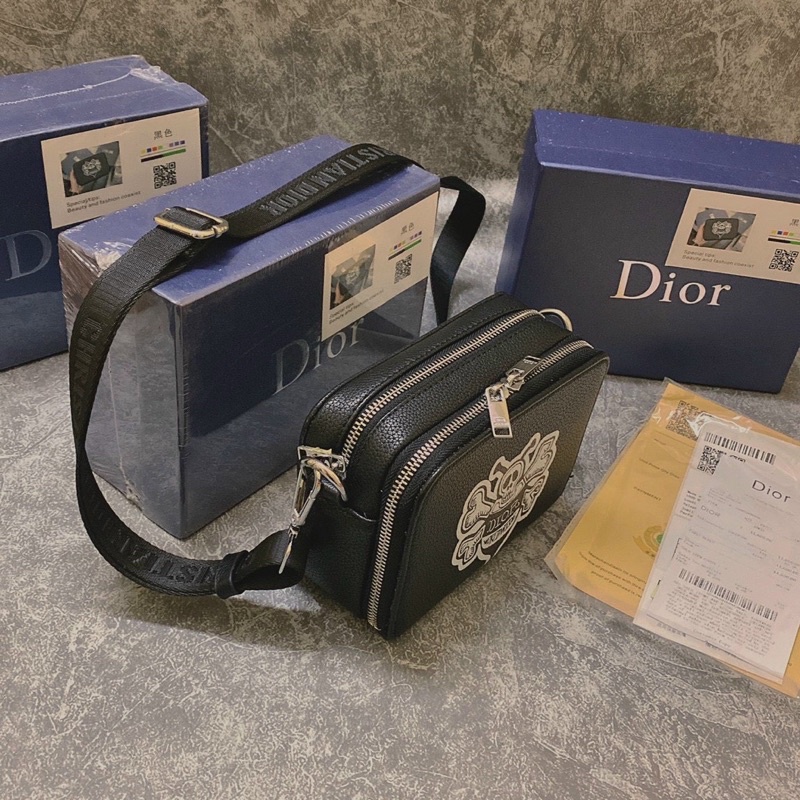 Túi CD OBlique Bag 18cm - Da trâu [Fullbox]