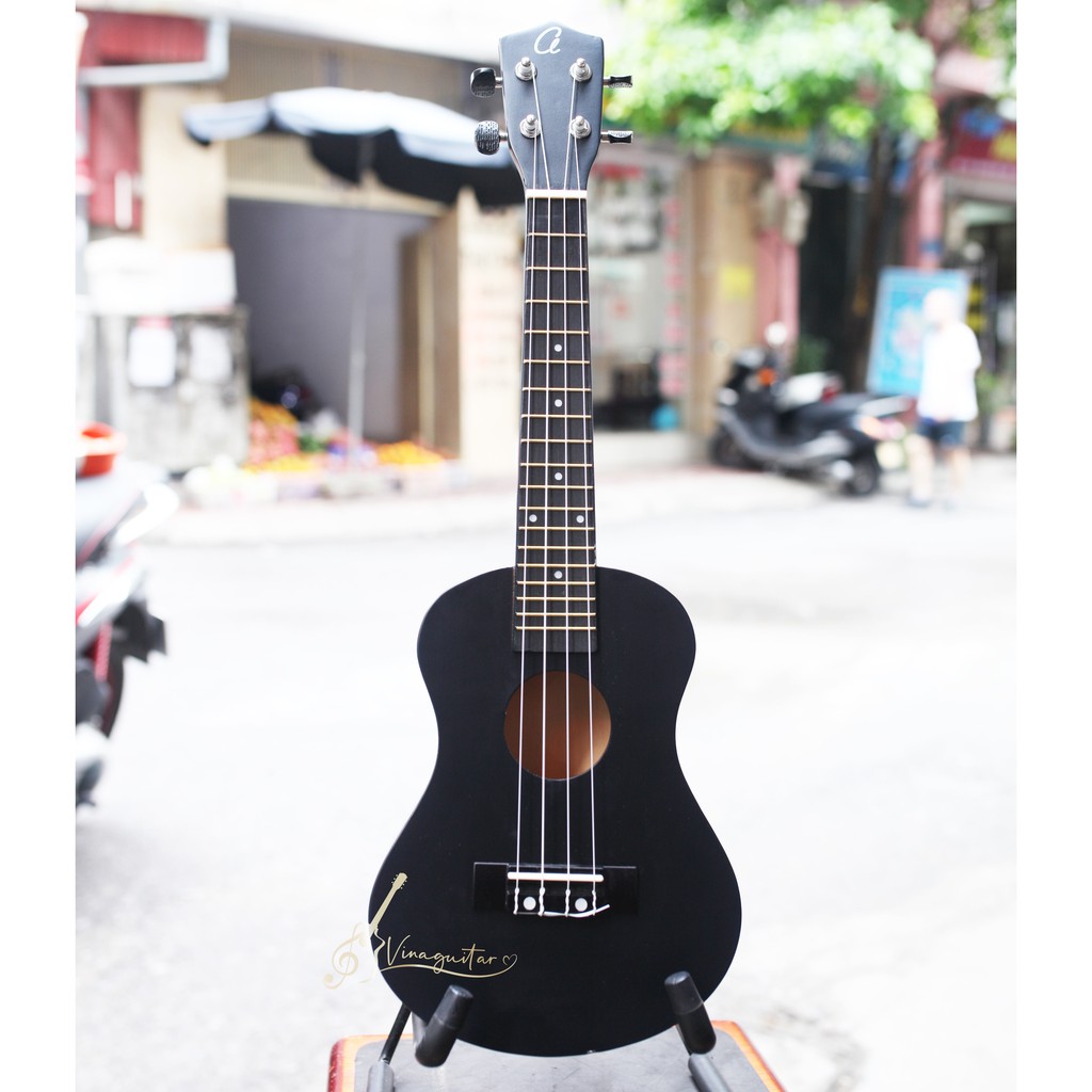 Đàn ukulele full gỗ VU-M2C-T05 soprano concert cần gỗ- tặng full 7 phụ kiện - Vinaguitar phân phối chính hãng