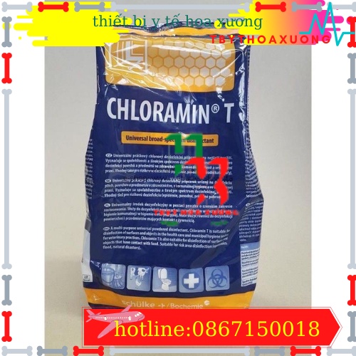 Cloramin B Diệt Khuẩn Khử Trùng Cộng Hòa Séc Túi 1kg Hàng Chính Hãng