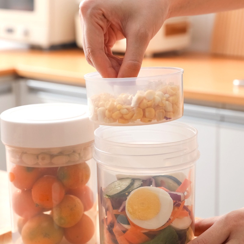 Hộp Đựng Salad Nhiều Tầng Tiện Dụng Cho Nhà Bếp