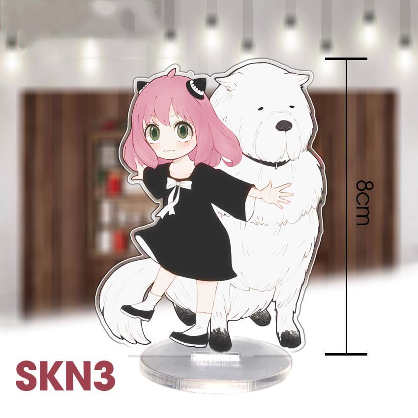 Tranh mica, standee, mô hình 2D anime SPYxFAMILY, quà lưu niệm, sưu tập, quà tặng, in ảnh