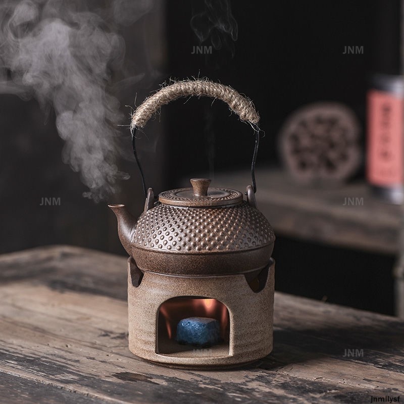 Ấm Trà Bằng Gốm Chịu Nhiệt Phong Cách Trung Hoa Cổ Điển