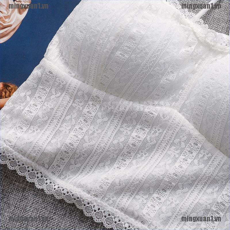 MINON Women Tanks Sexy Bra Crop Vest Lace Seamless Breathable Push Up Top Underwear VN | BigBuy360 - bigbuy360.vn