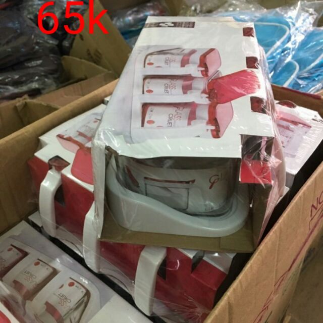 Bộ đựng gia vị glass