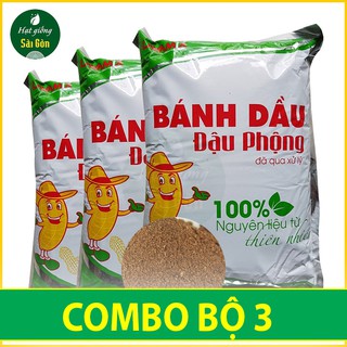 Phân hữu cơ bánh dầu đậu phộng 3 gói