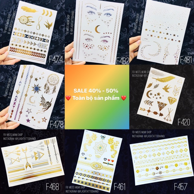 Flashtattoo - xăm dán ánh kim