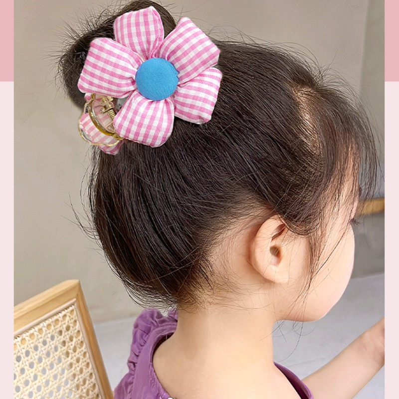 Kẹp Tóc Hình Bông Hoa Phong Cách Hàn Quốc Dễ Thương Dành Cho Bé Gái
