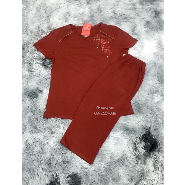 Bộ Đồ Trung Niên, Bộ đồ tay cộc quần lửng MANO chất cotton