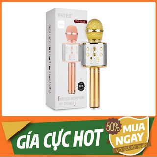 MIC KARAOKE BLUETOOTH WS 858-ÂM THANH HAY